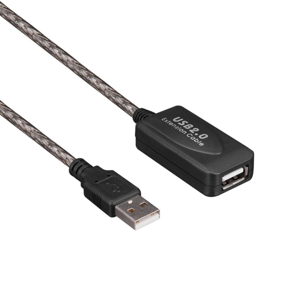 PM-4952 30 Metre Şeffaf Korumalı USB 2.0 Uzatma Kablosu