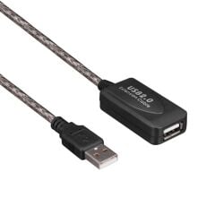 PM-4952 30 Metre Şeffaf Korumalı USB 2.0 Uzatma Kablosu