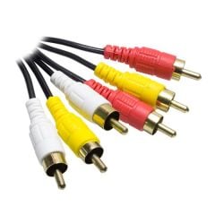 3 RCA + 3 RCA 1.5 METRE TOS TOS STANDART RCA KABLO