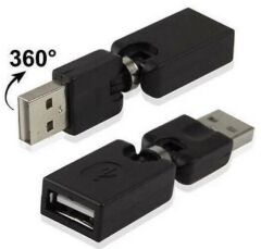 5264 Usb To Dişi Erkek 360 Derece Dönebilen Çevirici Dönüştürücü Adaptör