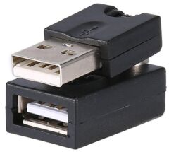 5264 Usb To Dişi Erkek 360 Derece Dönebilen Çevirici Dönüştürücü Adaptör
