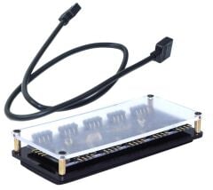 4848 RGB Led Fan Şerit Hub Splitter 10 Port 12V 4 Pin Kablo Çoklayıcı.