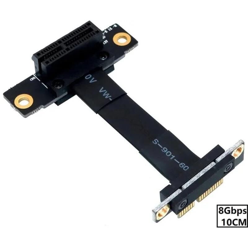 5086 Pcı-e Express 1x Dişi Erkek Riser Yükseltici Uzatma Kablosu 10cm