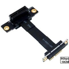 5086 Pcı-e Express 1x Dişi Erkek Riser Yükseltici Uzatma Kablosu 10cm