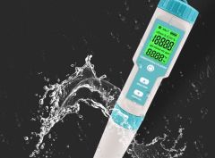 7in1 PH/TDS/EC/ORP/Deniz Suyu Ağırlık/Tuzluluk/Sıcaklık c-600 PH Ölçer Su Kalitesi Monitörü