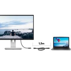 4855 DisplayPort Extension 1,5m Erkek - Dişi Uzatma Kablosu