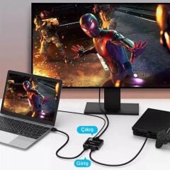 4284 8K DisplayPort Kumandalı Çift Yönlü Çoklayıcı Switch Splitter