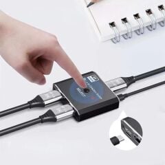 4284 8K DisplayPort Kumandalı Çift Yönlü Çoklayıcı Switch Splitter