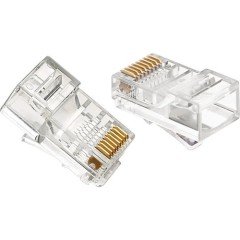 CCat 5 Cat 6 RJ45 Konnektör Jack 100 Adet