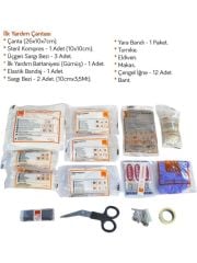 Acil Durum Araç Seti: İlk Yardım + İmdat Çekici + El Feneri