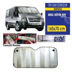 CARUB Güneşlik Ön Büyük Boy Nikel Balonlu