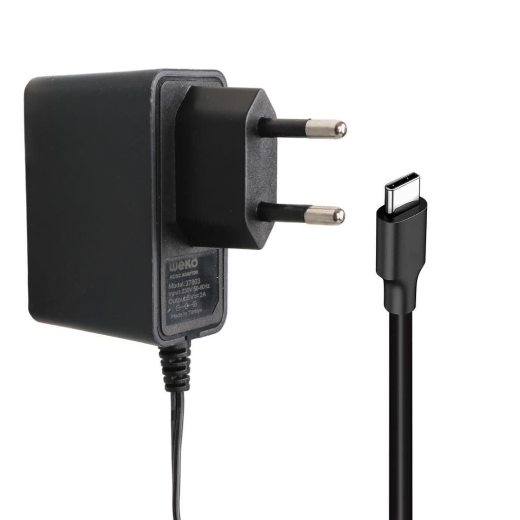 5 Volt 2 Amper Type-c Uçlu Yerli̇ Üreti̇m Pri̇z Ti̇pi̇ Adaptör