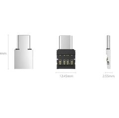 Type C To Usb Çevirici Mini Dönüştürücü Adaptör 10 Adet