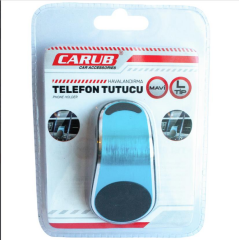CARUB Telefon Tutucu L Tipi Havalandırma Mavi