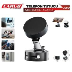 CARUB Telefon Tutucu Mıknatısılı Ayarlı Siyah