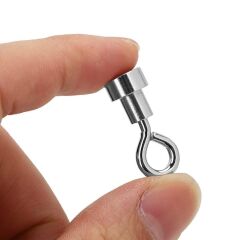 10mm Pot Mıknatıs Kancalı Güçlü Manyetik Askı Tutucu