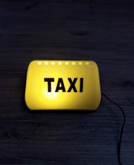 Carub Işıklı Taksi Levhası 12V 10X5X5Cm Işıklı