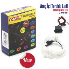 Carub Yeni Araç Içi Torpido Ledi 2 Metre Neon