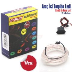Carub Yeni Araç Içi Torpido Ledi 2 Metre Neon