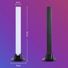 Sese Duyarlı Led Ambiyans Aydınlatma 30 cm Tv Monitör Arkası