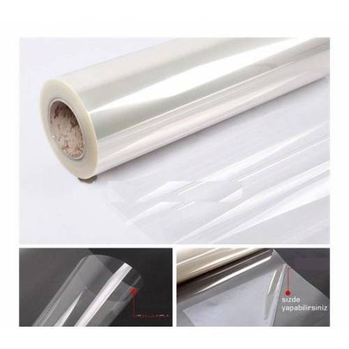 Güvenlik Şeffaf Cam Filmi 50 Micron Kırılmaz 2 Mil
