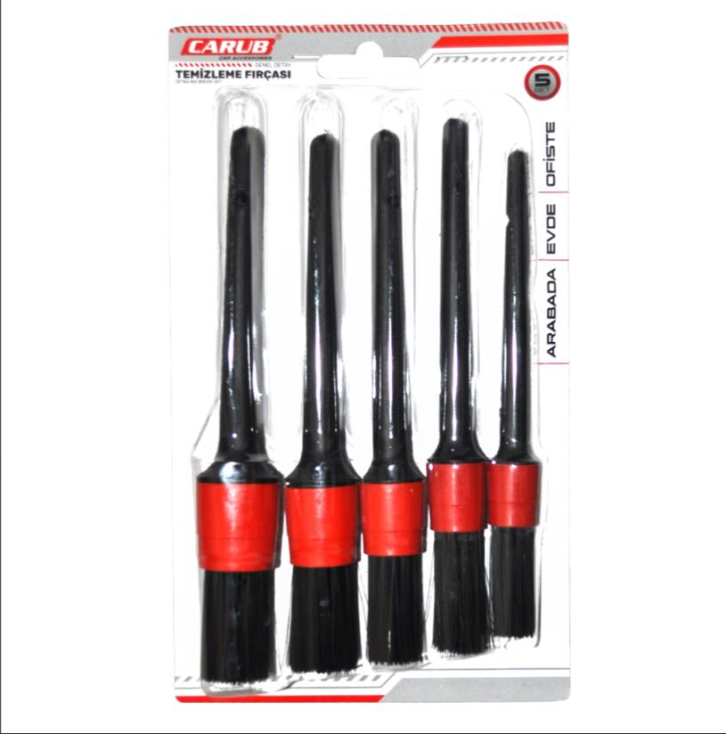CARUB Genel Detay Temizleme Fırçası 5 li Set