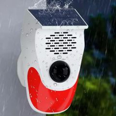 Kumandali Solar Sesli̇ Işikli 120db Alarm Si̇stemi̇