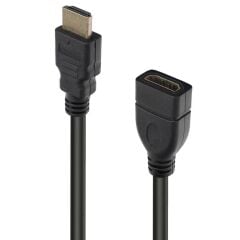 Hdmi Erkek Di̇şi̇ Erkek Di̇şi̇ 1 Metre Uzatma Gold Kablo