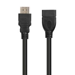 Hdmi Erkek Di̇şi̇ Erkek Di̇şi̇ 1 Metre Uzatma Gold Kablo