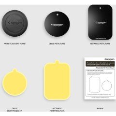 Spigen Araç Tutacağı Manyetik Evrensel (Tüm Cihazlarla Uyumlu Araç Tutucu) A200 - SGP11583