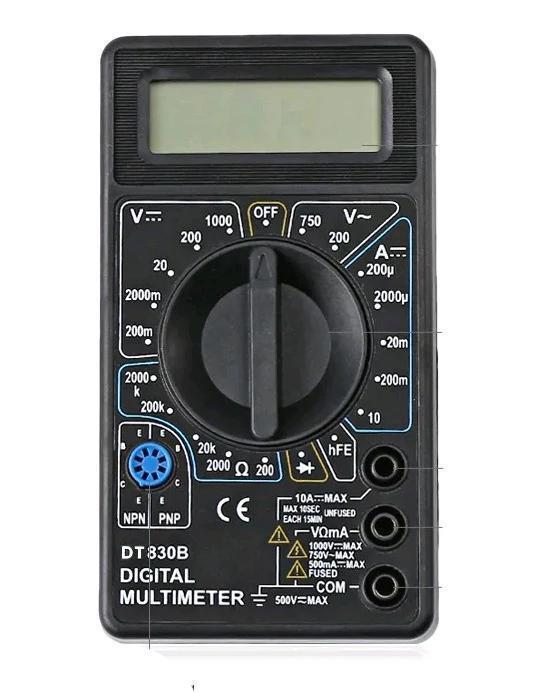 Dijital Multimetre Voltmetre Ampermetre 5 Adet