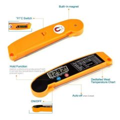 Mutfak için Termometre - Katlanabilir Dijital Gıda Termometresi