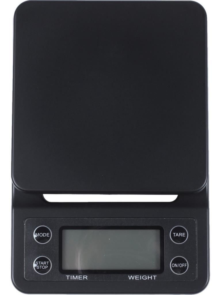 3 Kg Zaman Ayarlı Hassas Kahve Terazisi Tartı 0.1gr Hassasiyet