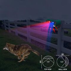 Hareket Sensörlü Ultrasoni̇c Solar Si̇ren Sesli̇ Hayvan Kovucu Alarm Ci̇hazi