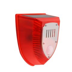 MİSİNA İLE TETİKLİ SESLİ HAYVAN KOVUCU ALARM CİHAZI SOLAR PANELLİ