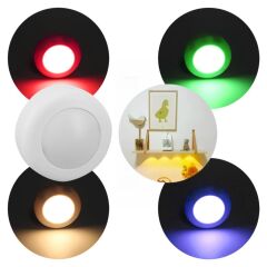 Rgb Gün Işiği Led Raf Duvar Aydinlatma 3xaaa Pi̇l İle Çalişir (Tekli̇)