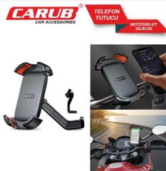 Telefon Tutucu Motorsiklet Metal Silikon