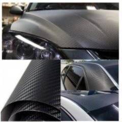 Karbon Kaplama Hava Kanalli 50 Cm x  80 Cm Rulo Siyah