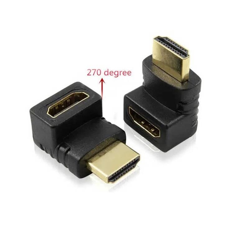 HDMI Dirsek Adaptörü Hdmi L Çevirici Uzatma Dönüştürücü 270°