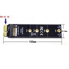 4391 M.2 Nvme Ssd Ngff To Pcie 3.0 X1 Adaptör M Key Kart Çevirici Dönüştürücü