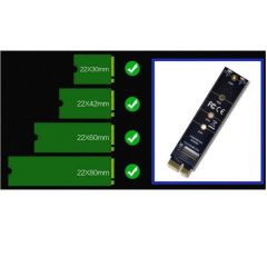 4391 M.2 Nvme Ssd Ngff To Pcie 3.0 X1 Adaptör M Key Kart Çevirici Dönüştürücü