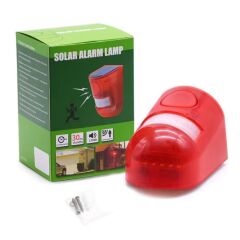 Sesli̇ Hayvan Kovucu Alarm Ci̇hazi Solar Panelli̇ Hareket Sensörlü