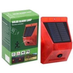 Köpek Si̇lah Sesli̇ Hayvan Kovucu Alarm Ci̇hazi Gece Çalişir Solar Panelli̇