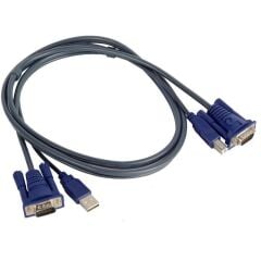 4535 Usb Kvm Switch Vga Yazıcı Adaptör Kablosu