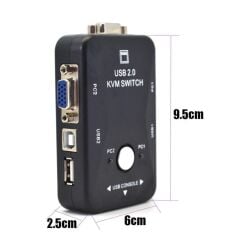 4509 2 Port USB to KVM Switch Çoklu Pc Kasa Çoklayıcı