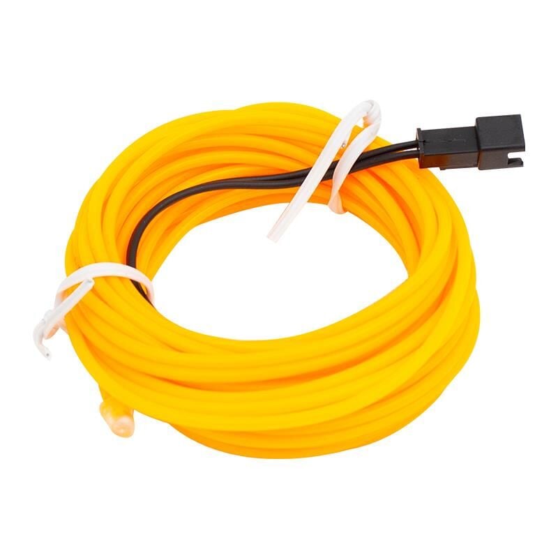 Neon Sari 5 Metre İp Aydinlatma (5 Volt Usb Adaptörlü)