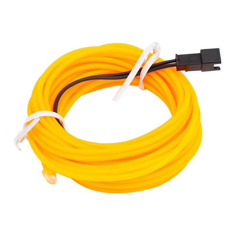 Neon Sari 5 Metre İp Aydinlatma (5 Volt Usb Adaptörlü)
