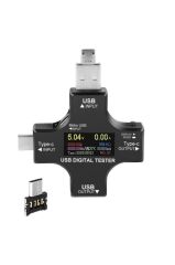 USB Tester Voltmetre Ampermetre Akım Göstergesi Multimetre Test Cihazı OTG Dest