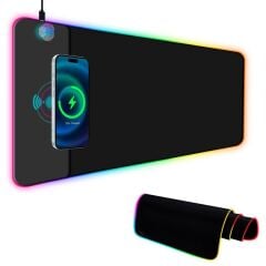 Xl Rgb Gami̇ng Mouse Pad Wireless Telefon Şarj Destekli̇ 14 Modlu 300x800x4mm