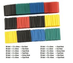 530 Parça Heat Shrink Makaron Daralan Kablo Tamir Seti